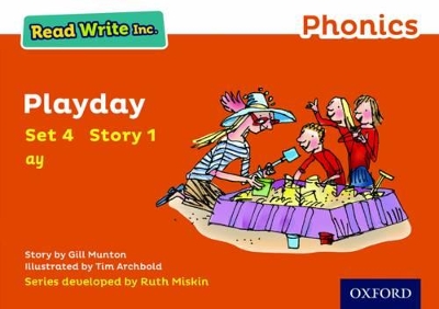 Read Write Inc. Phonics: Orange Set 4 Storybook 1 Playday book