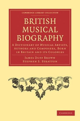 British Musical Biography book