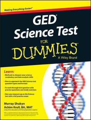 GED Science For Dummies book