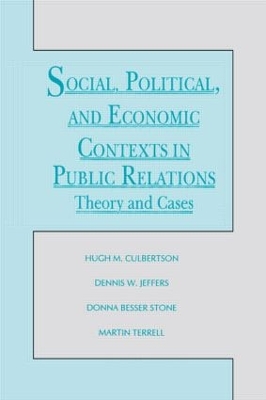 Social, Political and Economic Contexts in Public Relations book