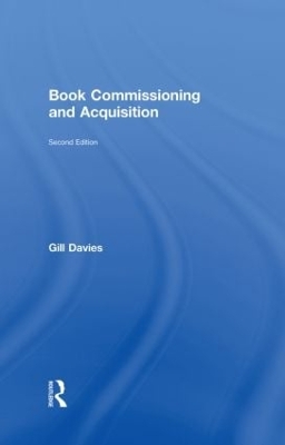 Book Commissioning & Acquistion by Gill Davies