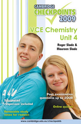 Cambridge Checkpoints VCE Chemistry Unit 4 2009 book