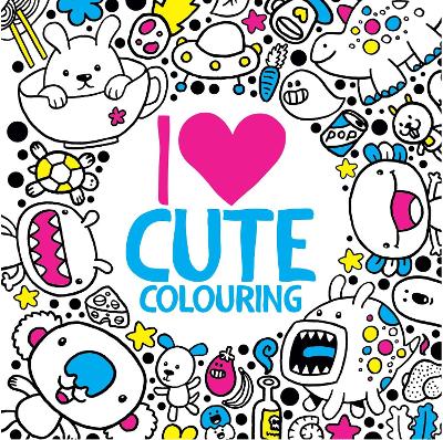 I Heart Cute Colouring book