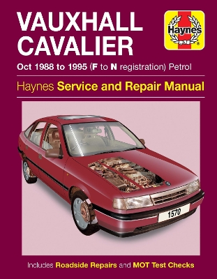 Vauxhall Cavalier ('88 to October '95) Petrol Service and Repair Manual book