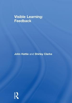 Visible Learning: Feedback book