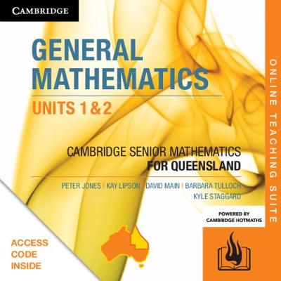 General Mathematics Units 1&2 for Queensland Online Teaching Suite Code book