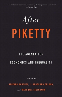 After Piketty: The Agenda for Economics and Inequality book