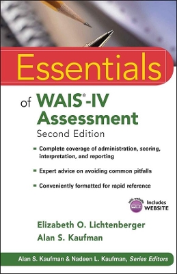 Essentials of WAIS-IV Assessment by Elizabeth O. Lichtenberger