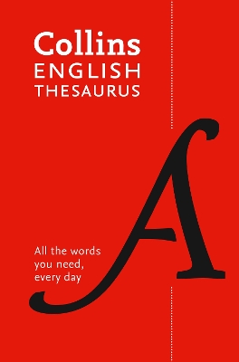Collins English Thesaurus Paperback edition by Collins Dictionaries