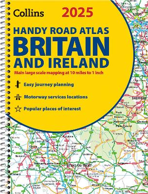 2025 Collins Handy Road Atlas Britain and Ireland: A5 Spiral (Collins Road Atlas) book