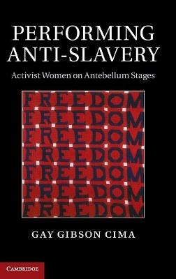 Performing Anti-Slavery book