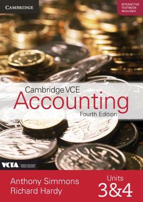 Cambridge VCE Accounting Units 3&4 book