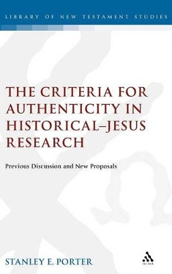 Criteria for Authenticity in Historical-Jesus Research book