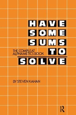 Have Some Sums to Solve by Steven Kahan