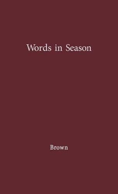 Words in Season book