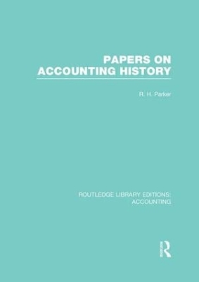 Papers on Accounting History (RLE Accounting) book