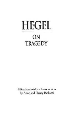 Hegel on Tragedy book