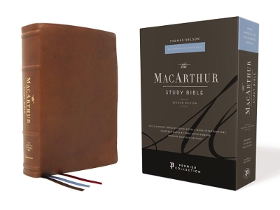 NASB, MacArthur Study Bible, 2nd Edition, Premium Goatskin Leather, Brown, Premier Collection, Comfort Print: Unleashing God's Truth One Verse at a Time book