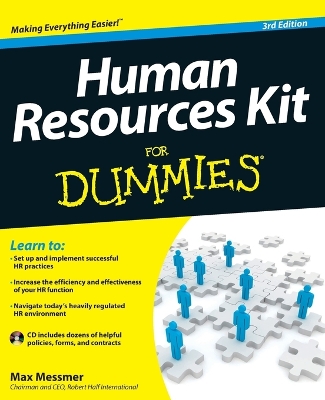 Human Resources Kit for Dummies, 3rd Edition book