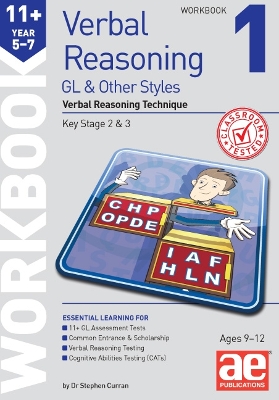 11+ Verbal Reasoning Year 5-7 GL & Other Styles Workbook 1: Verbal Reasoning Technique book