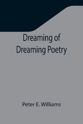 Dreaming of Dreaming Poetry book