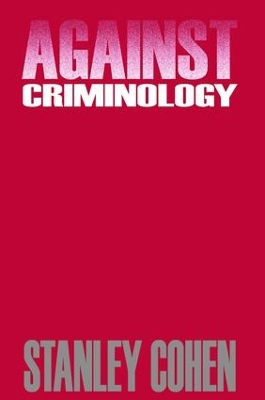 Against Criminology book