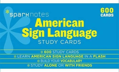 American Sign Language SparkNotes Study Cards book