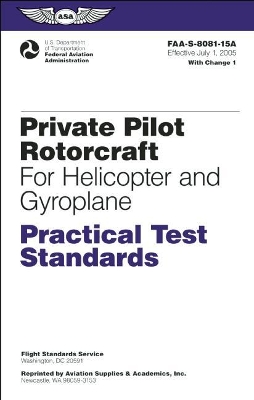 Private Pilot Rotorcraft Practical Test Standards for Helicopter and Gyroplane book