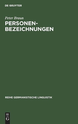 Personenbezeichnungen book