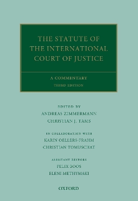 The Statute of the International Court of Justice: A Commentary book