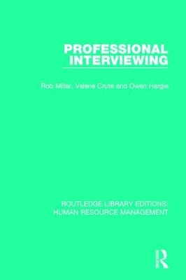 Professional Interviewing book