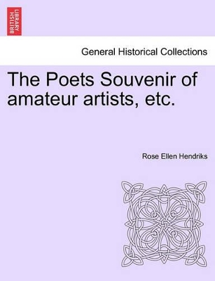 The Poets Souvenir of Amateur Artists, Etc. book