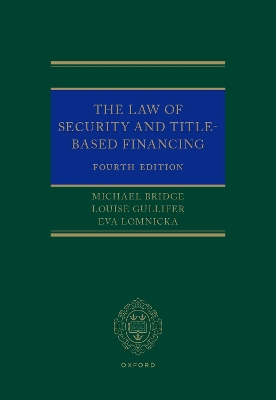 The Law of Security and Title-Based Financing book