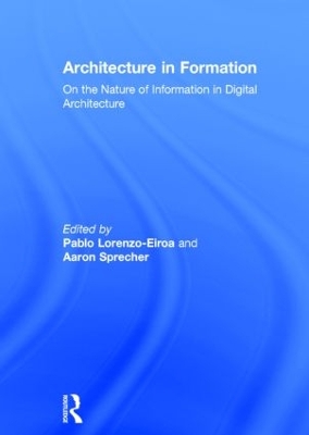 Architecture in Formation book