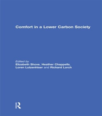 Comfort in a Lower Carbon Society by Elizabeth Shove