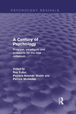 Century of Psychology (Psychology Revivals) book