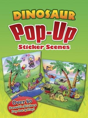 Dinosaur PopUp Sticker Scenes book