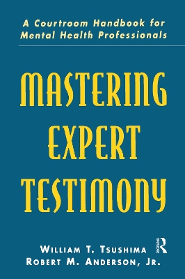 Mastering Expert Testimony book