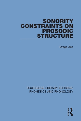 Sonority Constraints on Prosodic Structure by aga Zec