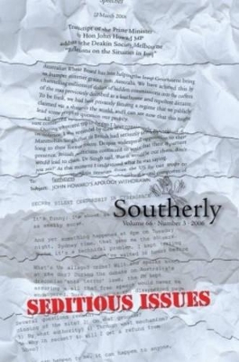 Southerly Volume 66 No 3 book