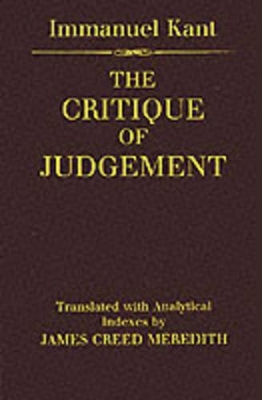 Critique of Judgement by Immanuel Kant