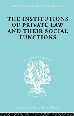 Institutions of Private Law book