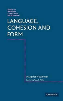 Language, Cohesion and Form book