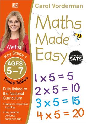 Maths Made Easy Times Tables Ages 5-7 Key Stage 1 book