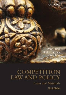 Competition Law and Policy: Cases and Materials, 3rd edition book