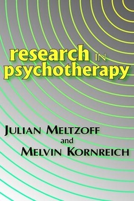 Research in Psychotherapy book
