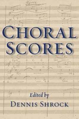 Choral Scores book