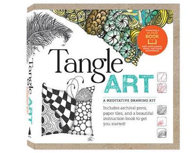 Tangle Art: A Meditative Drawing Kit book