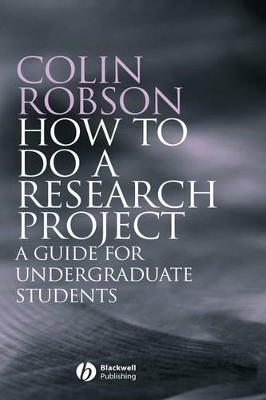 How to do a Research Project book