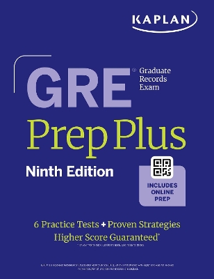 GRE Prep Plus, Ninth Edition (2025): Includes 6 Practice Tests, 1500+ Practice Questions + Online Access to a 500+ Question Bank, Video Tutorials, and Live Class Sessions book